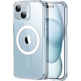 ESR for iPhone 15 Case, Translucent Matte Case, Compatible with MagSafe, Military-Grade Protection, Classic Series,Clear Blue