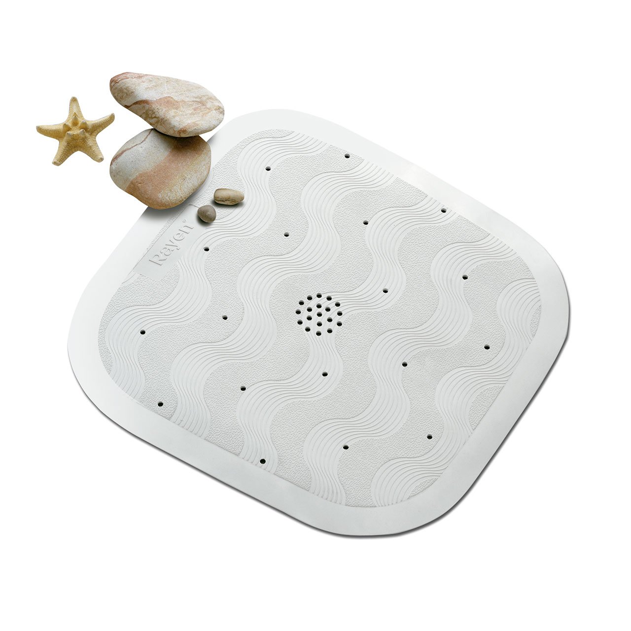 Buy Rayen 2327.11 Rubber Shower Mat, 21.26 by 21.26Inch Online at