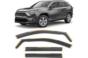 HOPE YOU READY in-Channel Window Rain Guards for Toyota RAV4 2020-2025, Window Deflectors, Window Visors for Car, Vent Deflector, 4pcs