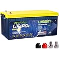 LOSSIGY 48V 100AH Golf Cart Lithium Battery, Bluetooth LifePO4 Battery 200A BMS, Deep Cycle Power Supply,Perfect for Golf Carts, Solar System, RV, Off Grid, Marine, Trolling Motor，Peak Current 1000A