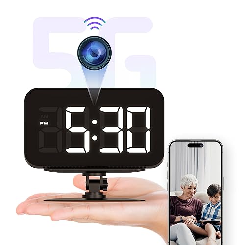 WiFi Hidden Camera Spy Camera Clock Premium HD 1080P Dual Band