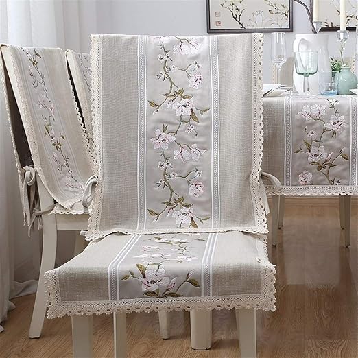 Amazon テーブルクロス テーブルクロス防塵シンプルでモダンな刺繍長方形テーブルクロス Color Gray Size 140 190cm テーブルクロス オンライン通販