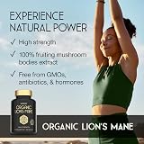 SuperSelf Organic Lion's Mane Supplement 1800mg - 30 Capsules view 2