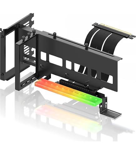 Lian Li O11D-1X-3 Mini Riser Card + PC Slot Cover PCIe 3.0 Black