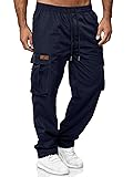 HOTake Men's Sweatpants Baggy Cargo Joggers with