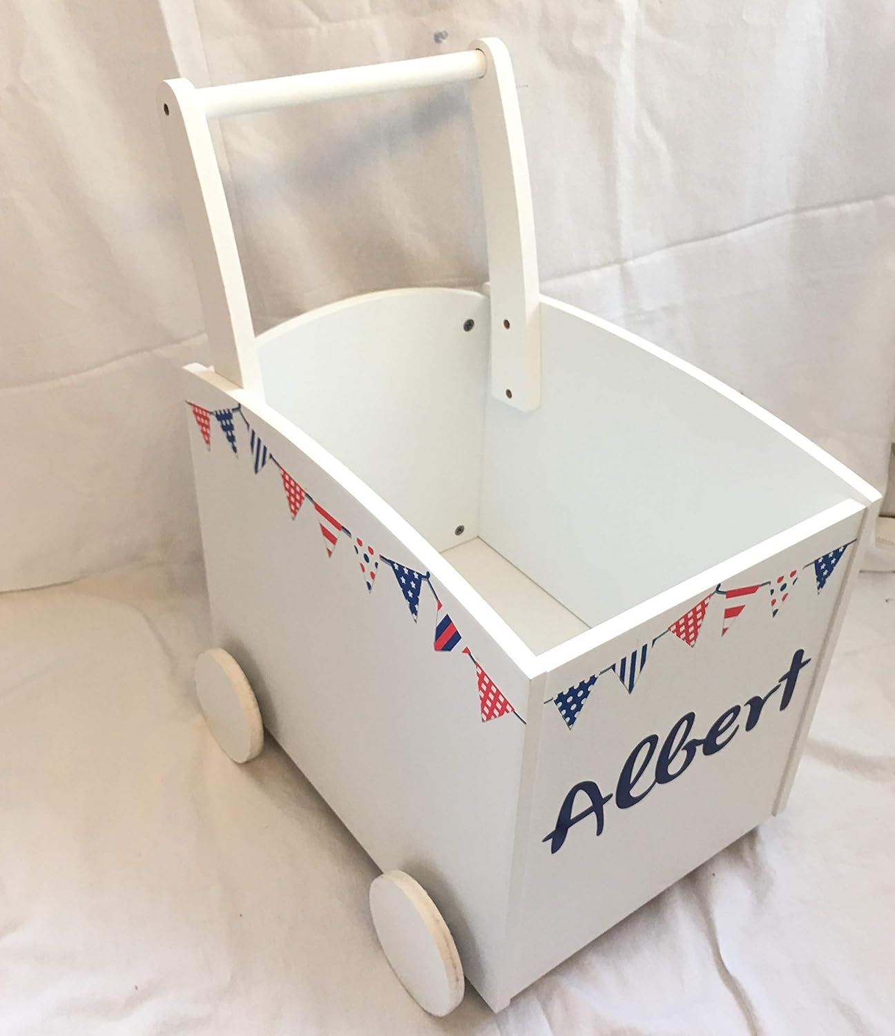 personalised wooden baby walker