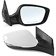 Paderson Right Passenger Side Mirror Fits 2011 2012 2013 Hyundai Elantra with Power Glass Heated Turn Signal and Manual Folding Match to White (6Pins)