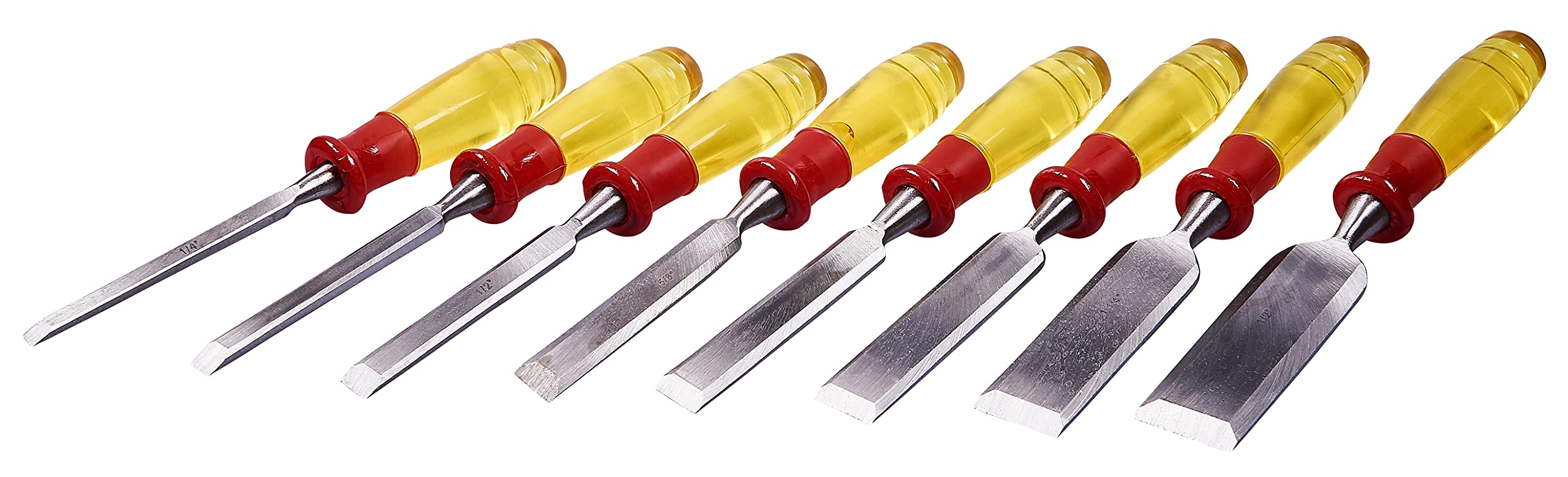 Amtech E0610 8 Piece Split Proof Chisel Set in Wooden Box