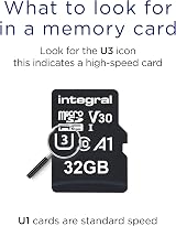 Integral 32GB microSD Card UHS-I U3 A1 4K Read 100MB/s Write 30MB/s view 3