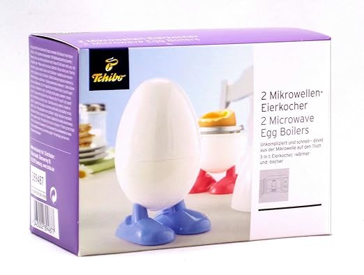 TCM Tchibo 2 COCEDOR de huevos microondas, 3-in-1 - COCEDOR ...