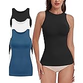 EUYZOU Women Shapewear Tummy Control Tank Tops Seamless Compression Tops Body Shaper Camisole