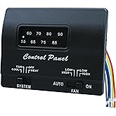 7330F3852 RV Thermostat Replacement for Coleman Mach RV Thermostat Heat/Cool Single Stage Control RV Air Conditioner Thermost