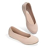 ATHMILE Women's Ballet Flat Shoes Round Toe Slip on