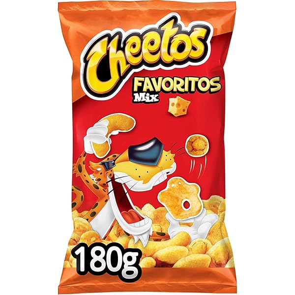 Cheetos Mega4 Aperitivo Hinchado Sabor Mezcla Queso y Bacon - 180 ...