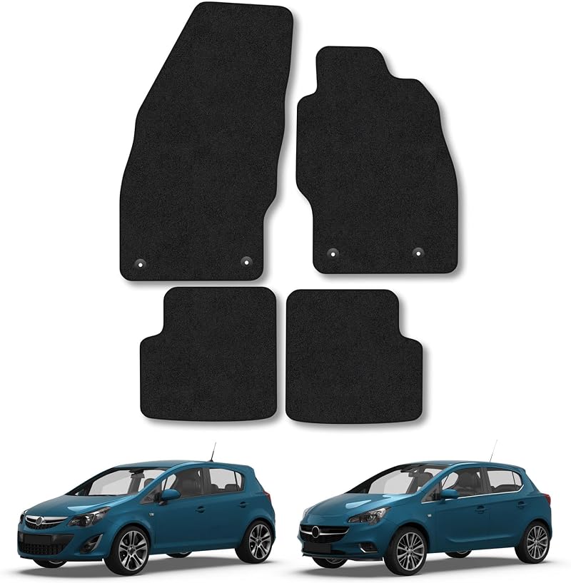 Car Mat Co Vauxhall Corsa D/E 2006-2019 Floor Mats Tailored Front Rear Set