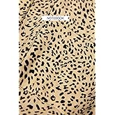 Notebook: Leopard Print Composition Notebook - College Ruled 110 Pages - 6 x 9: Notebook