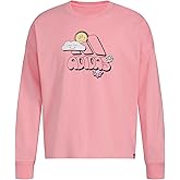 adidas Girls Long Sleeve Waist Crew Tee T-Shirt