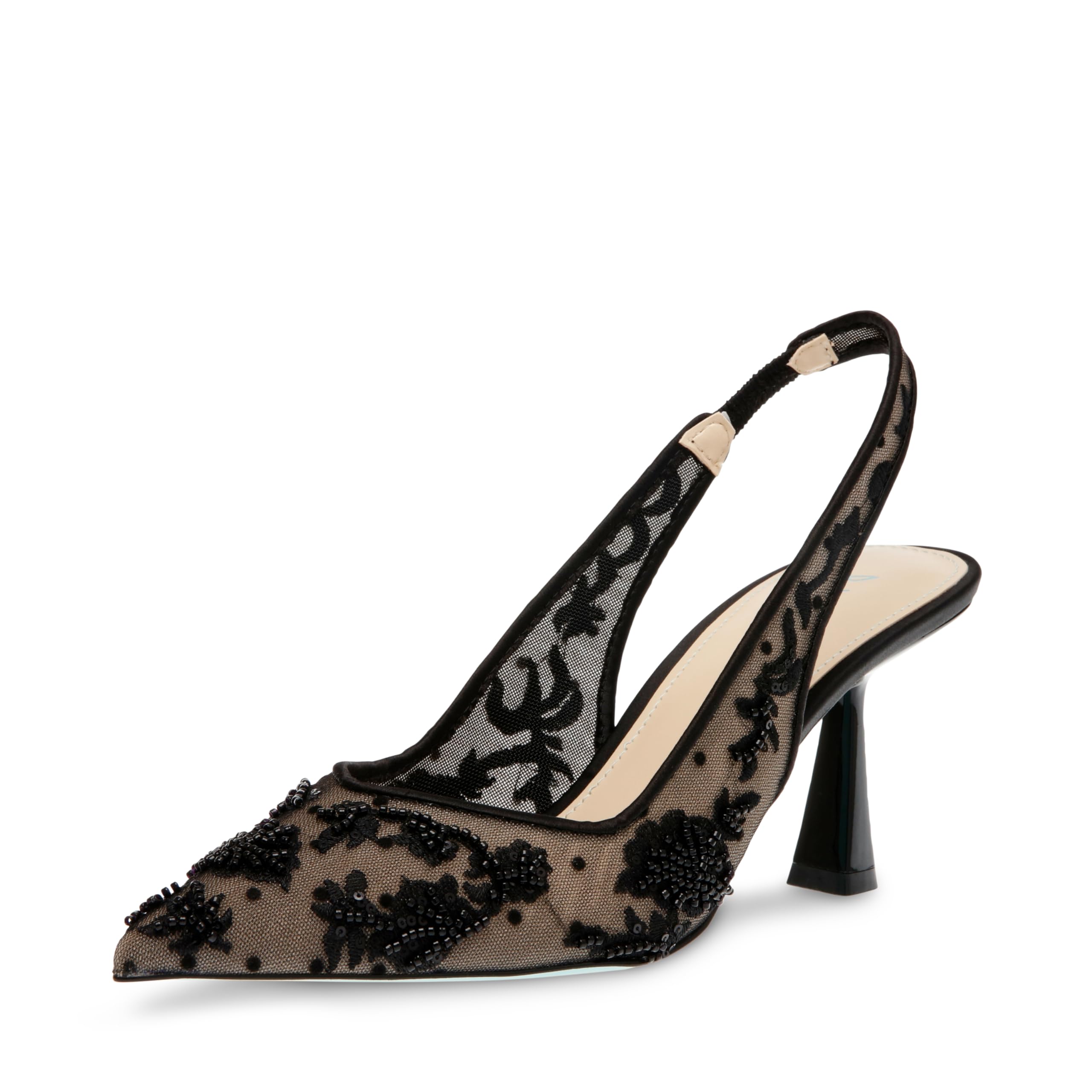 Betsey Johnson Women’s Nikki Pump, Black, 5