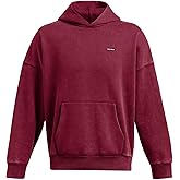 Oversized UA Icon Fleece Wash Hoodie for Men