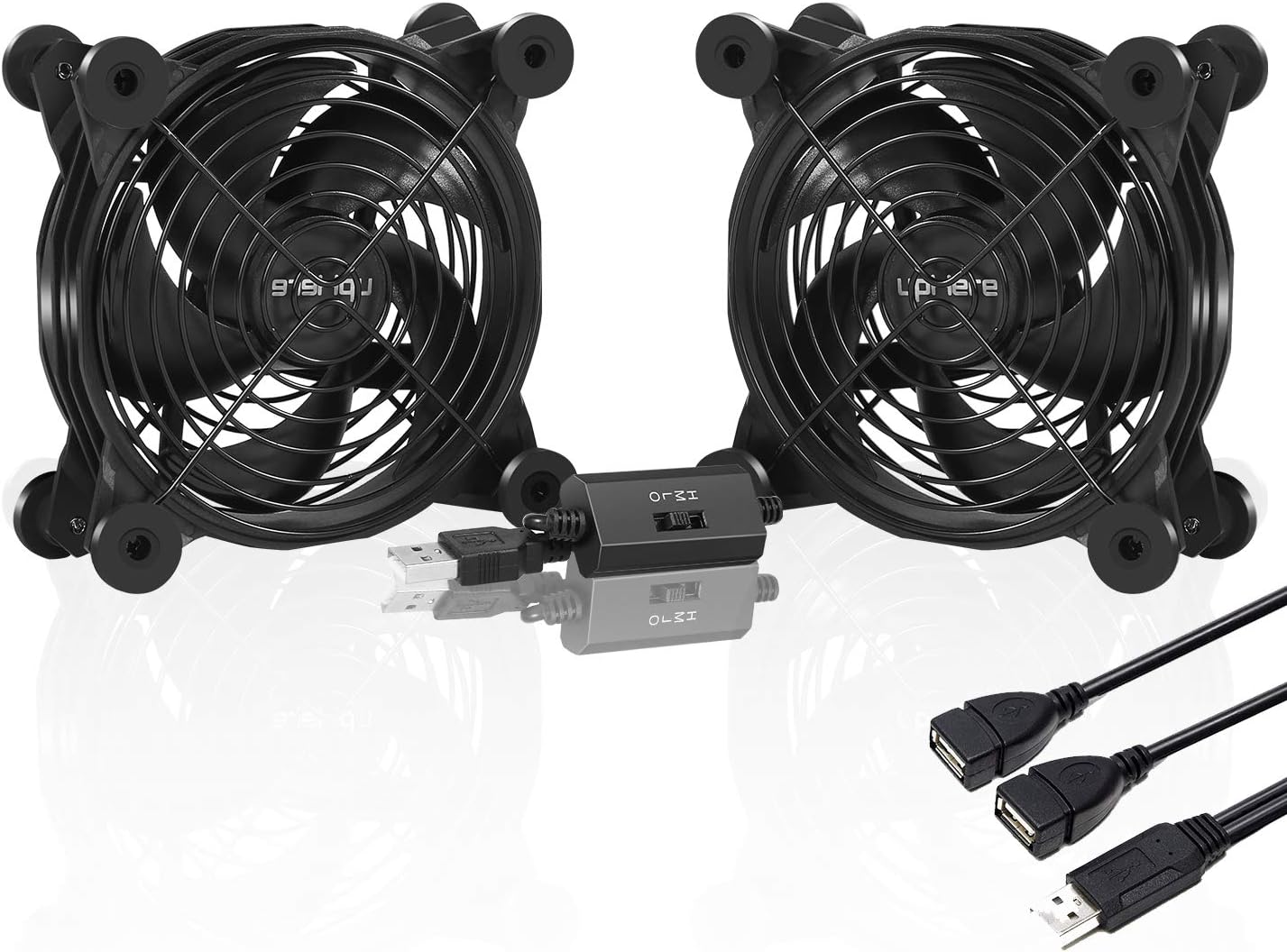 upHere 120mm Fan USB Powered Fans Quiet computer Amazon.co.uk Electronics