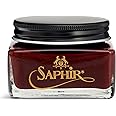 Saphir Medaille d'Or Pommadier Cream 75ml – Natural Cream Leather Shoe Polish, Leather Conditioner for Boots, Handbags