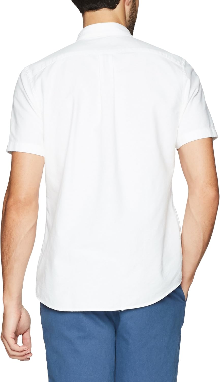  Brand - Goodthreads Men's Standard-Fit Short-Sleeve Oxford Shirt w/Pocket: Clothing