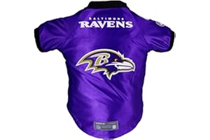 Littlearth NFL Baltimore Ravens Premium Pet Jersey, Team Color, X-Large