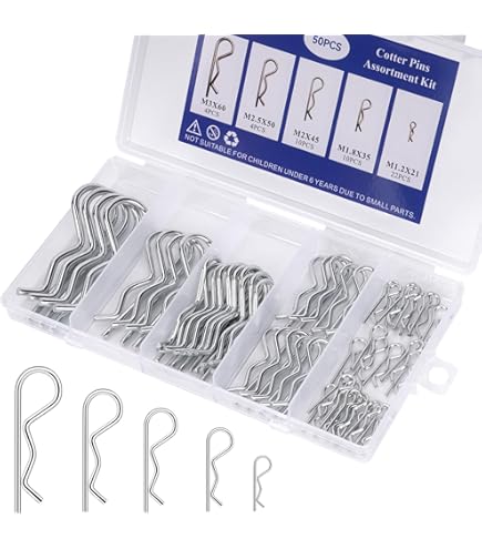 Amazon.com: 1/40Pcs 304 Stainless Steel/Galvanized Pin B-Type Pin