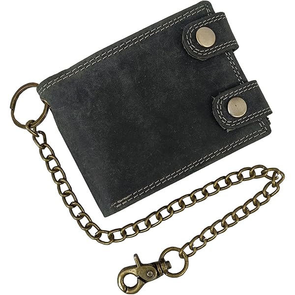 Amazon.com: vogueteen Biker Rock Star Concho Mens Card Money Long