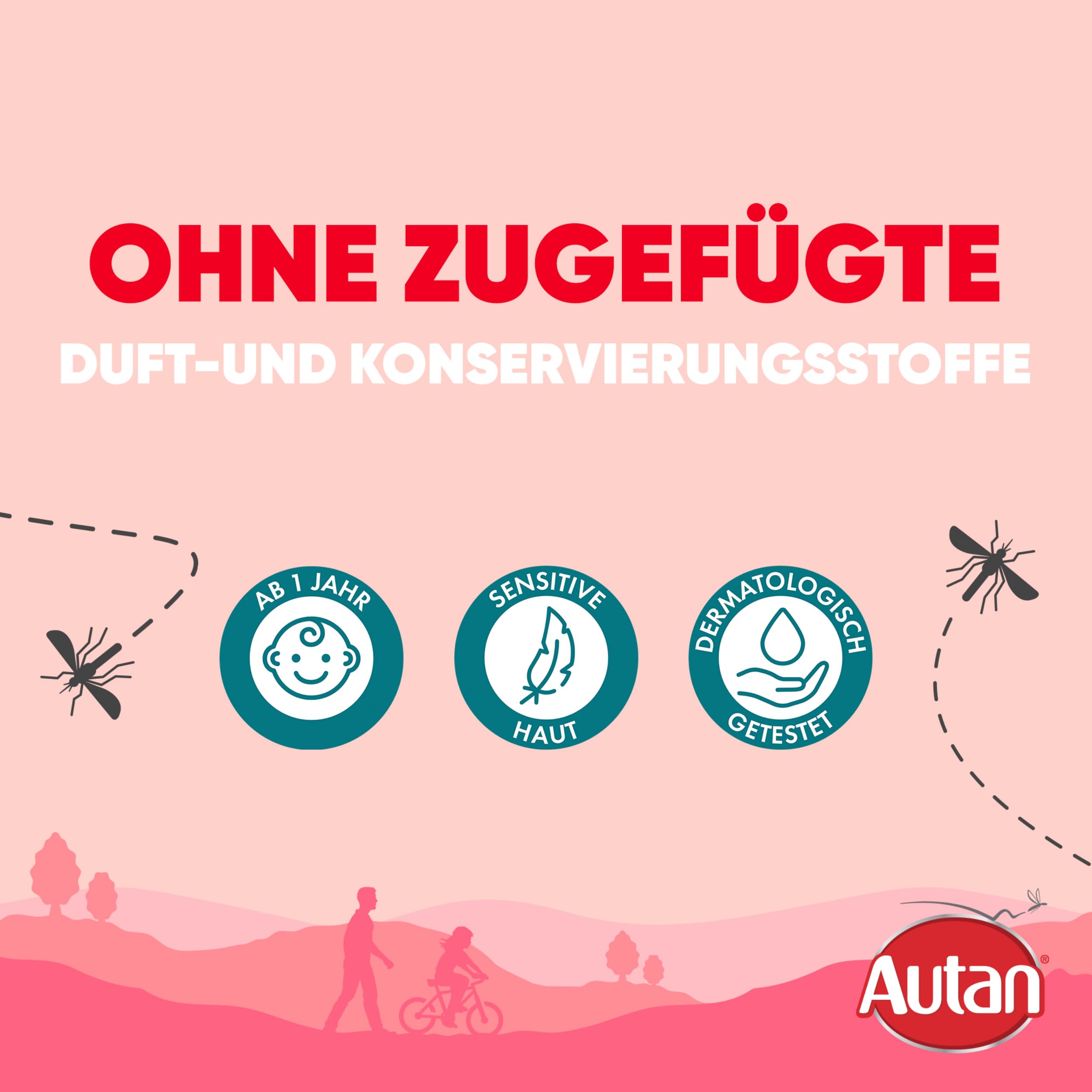 Autan Kids Pumpspray, Effektiver Insektenschutz gegen Mücken und Zecken, Mückenschutz, Travel Essentials, 1er Pack, 100 ml 5