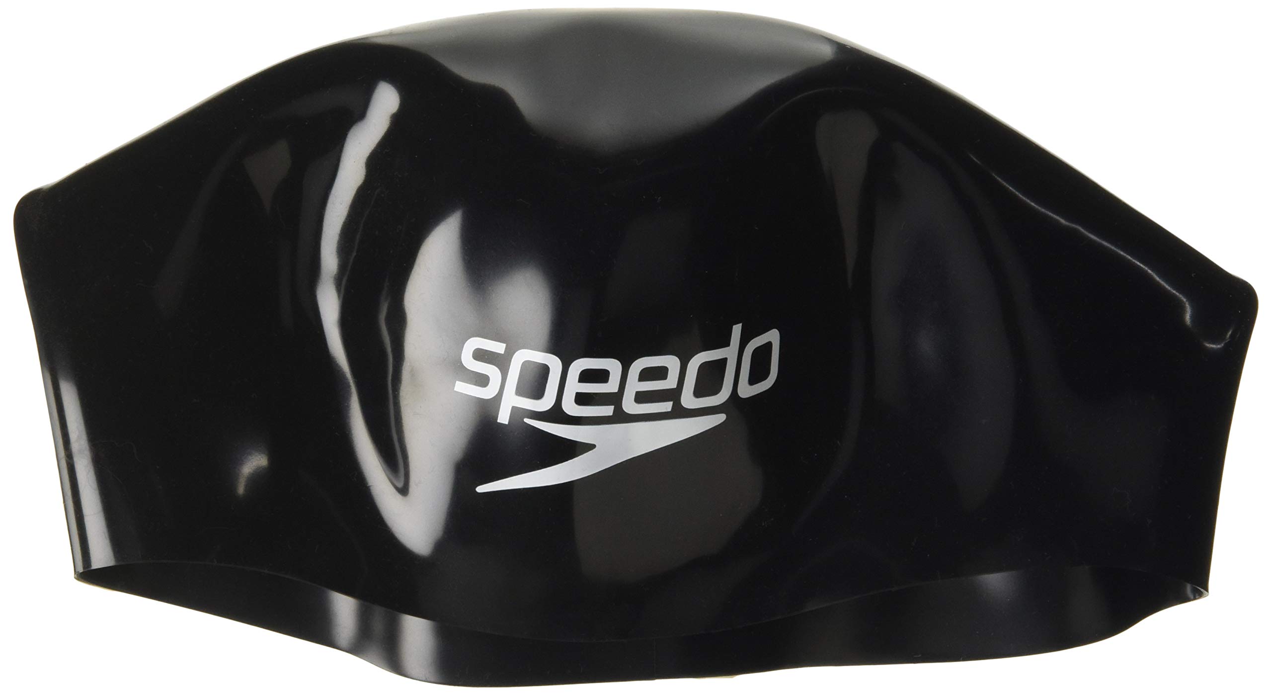 Speedo Unisex-Adult Fastskin Swimming Cap | Racing Cap, Black/White, S
