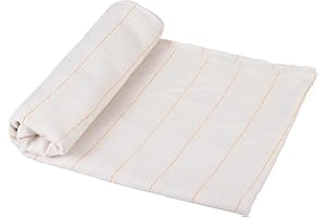 ZUAOOZ Punch Needle Fabric - Monk's Cloth for Rug Tufting & Embroidery, 26x19 Inch (Pre-Serged Edges, No Fraying)