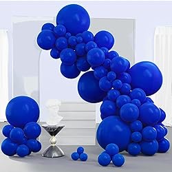 PartyWoo Persian Blue Balloons, 140 pcs Dark Blue