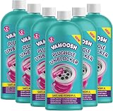 Vamoosh Plughole Unblocker 12 Doses 6x600ml Septic Safe Bleach-Free