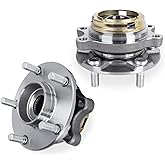 KUIPERAUTO 513294 Pair Front Wheel Hub Bearing Assembly Compatible with Nissan Altima 2007 2008 2009 2010 2011 2012 2.5L 4-Cylinder Models Only 5Lugs w/ABS
