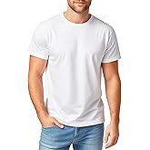 Silenroar Crewneck Tshirts Men, Plain T Shirts Relaxed Fit, Basic Tees Soft
