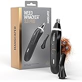 MANSCAPED® Weed Whacker® 3.0 PRO - Men's Electric Nose, Ear & Eyebrow Hair Trimmer – SkinSafe® Dual-Head System, LED Spotlight, Waterproof, Rechargeable, Travel Lock, Eyebrow Comb Attachment