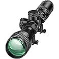 CVLIFE JackalHowl F02 AO Rifle Scope - SFP Hunting Rifle Scope with Parallax Adjustment and 20mm Scope Rings - Second Focal Plane