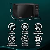 Hisense Freestanding 23L Digital Microwave H23MOBS5HUK Black 800W 6 Auto view 2
