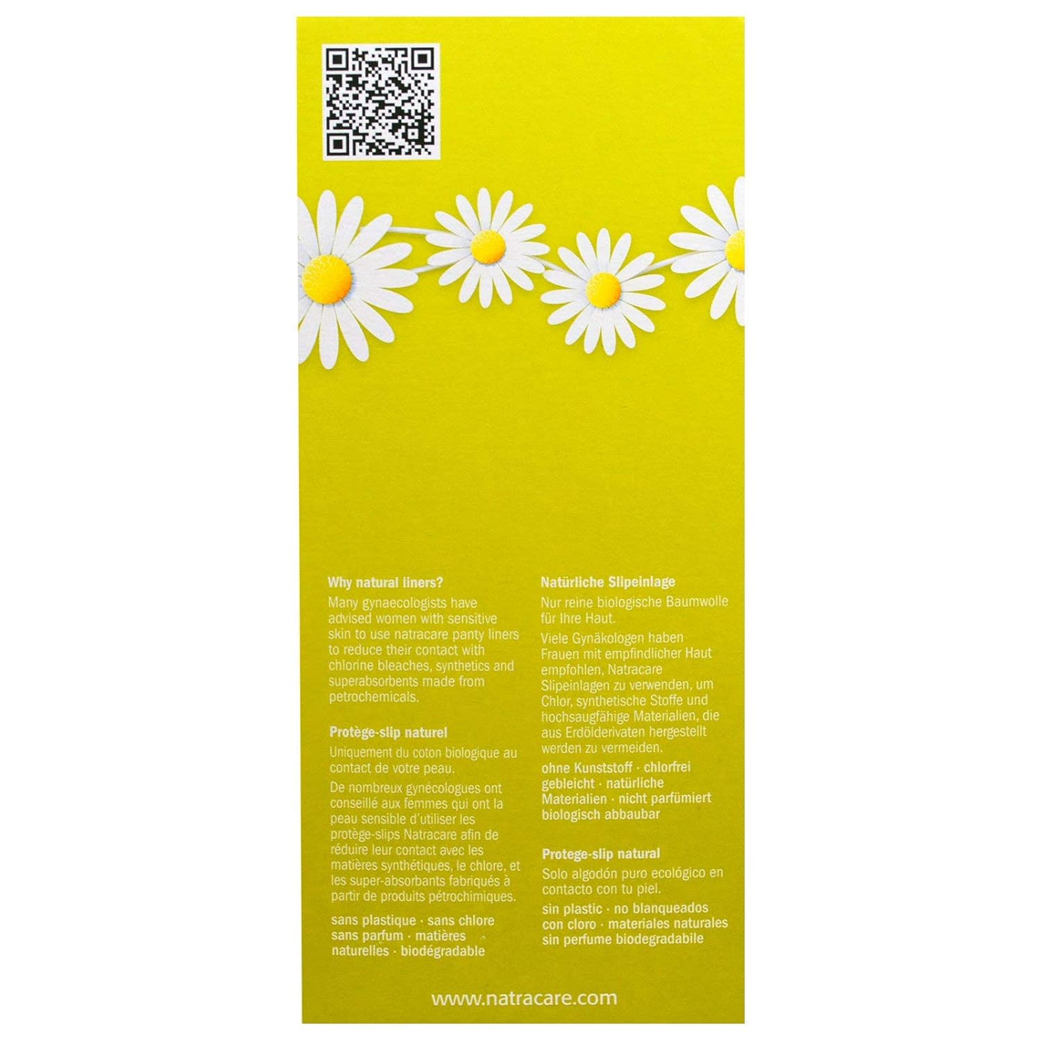 Natracare Natural Thong Style Panty Liners - 30 Pack: Industrial & Scientific