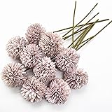 CATTREE Artificial Flowers, Fake Silk Chrysanthemum