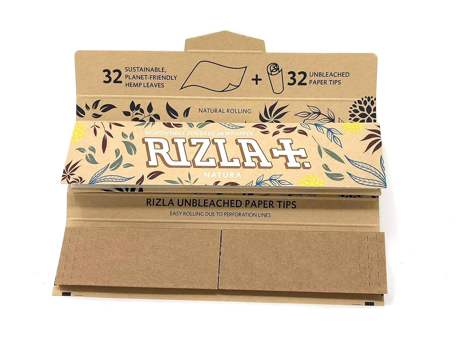 Rizla King Size Natura Combi Pack With Rizla's First Roach Tips (2 Packs)