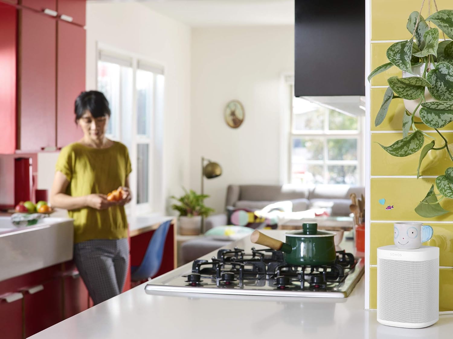 Sonos One (Gen 2) - Voice Controlled Smart Speaker with  Alexa Built-In - White: Home Audio & Theater