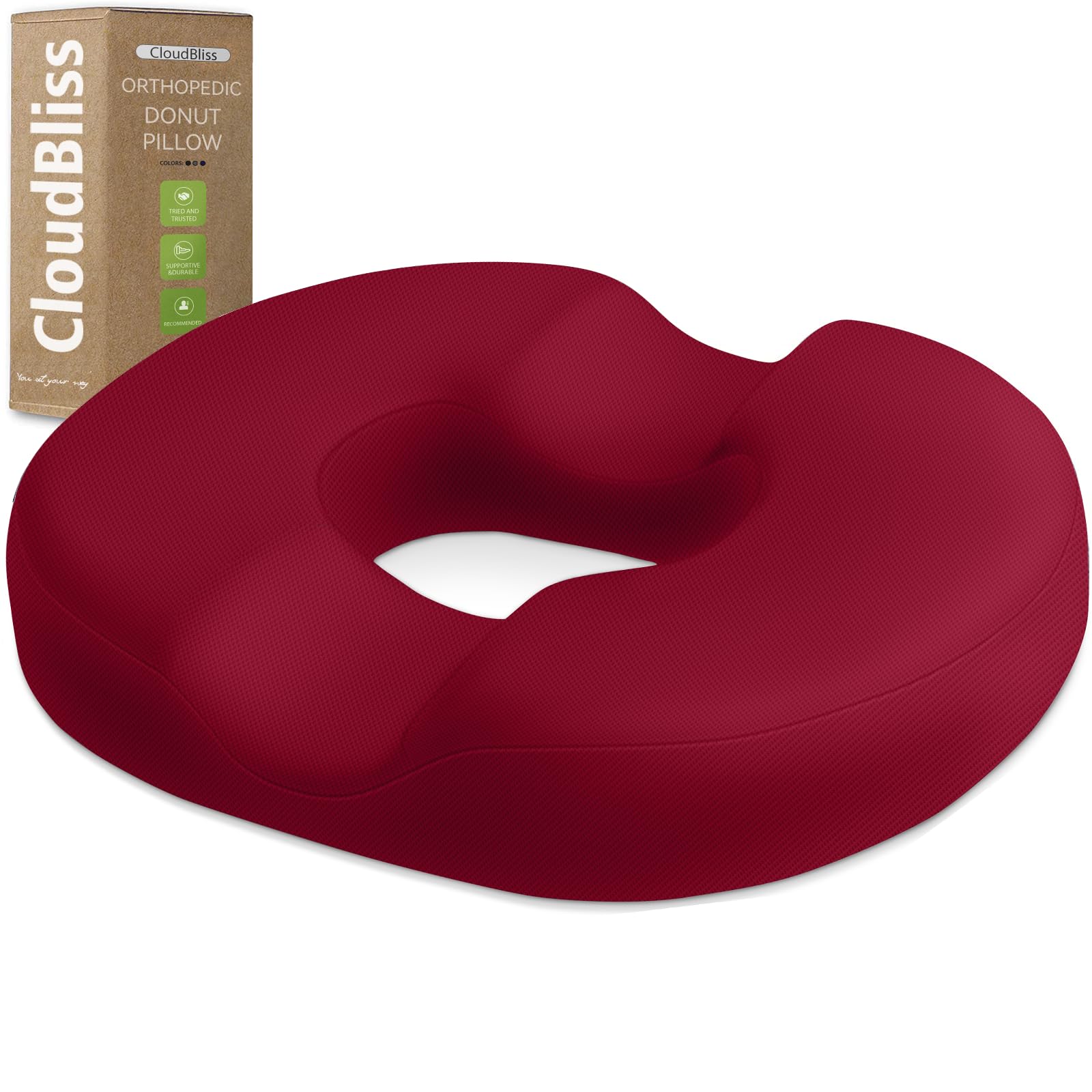 CloudBliss Donut Pillow Seat Cushion Chair Pad for