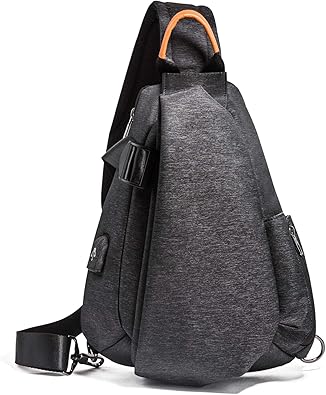 Amazon Ammiメンズ ワンショルダーバッグ ボディバッグ カジュアルカバン 軽量 大容量 ショルダーバッグ 防水 カジュアル カバン サイクリング ハイキング キャンプ 旅行 男女兼用 ボディーバッグ ブラック ボディバッグ ワンショルダー