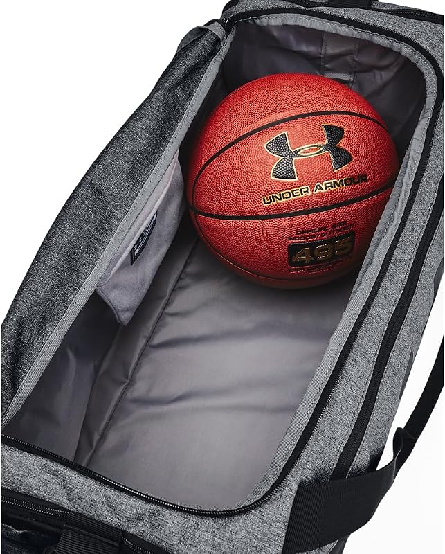 Unisex Undeniable 5.0 Medium Duffle Bag - Pitch Gray Medium Heather / Black / Black - OSFM