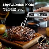 DOQAUS Meat Thermometer 3S Instant Read Backlight Foldable Probe -50°C to 300°C view 5
