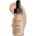 NYX PROFESSIONAL MAKEUP Total Control Pro Drop Foundation, Skin-True Buildable Coverage - Alabaster