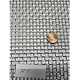ASC Stainless Steel Mesh 304,#4 .047 Wire,Cloth,Screen,Woven Wire 12"X12"