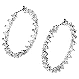 SWAROVSKI Millenia Hoop Earrings, Triangle